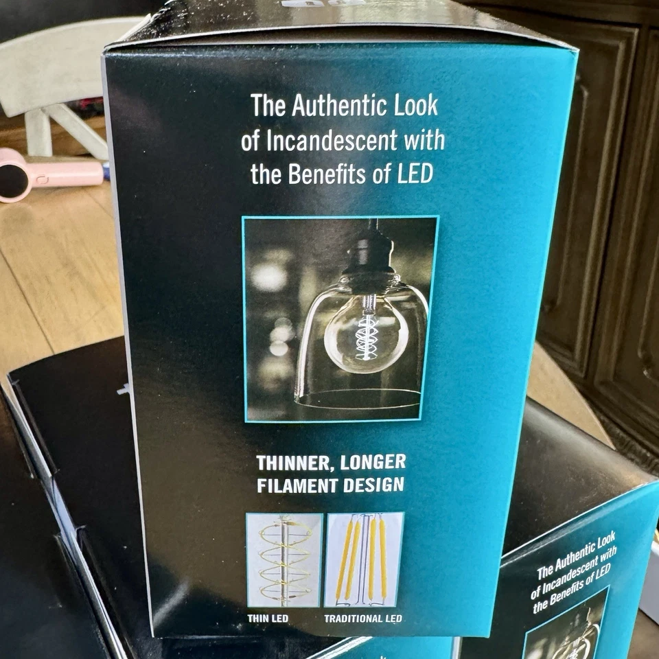 Ecosmart G25 Light bulbs 40w Equivalent Daylight 5000 K E26 Base 8 Bulbs 4- 2pck - Image 4 of 4