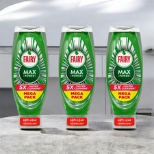 Fairy Max Washing Up Liquid 3 x 730ml – Choose Original, Pomegranate, Eucalyptus