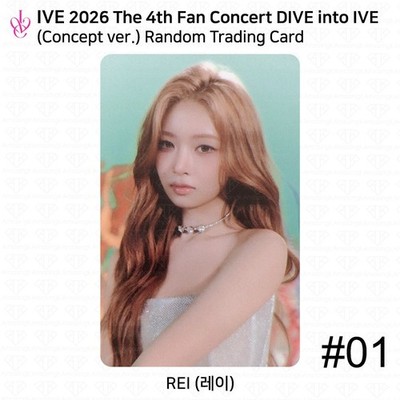 IVE The 4th Fan Concert DIVE into IVE Random Trading Card WONYOUNG