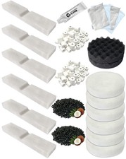 Filter Media 23 PCS Kit Fluval FX2 FX4 FX5 FX6 Replacement Aquarium Kits Filters