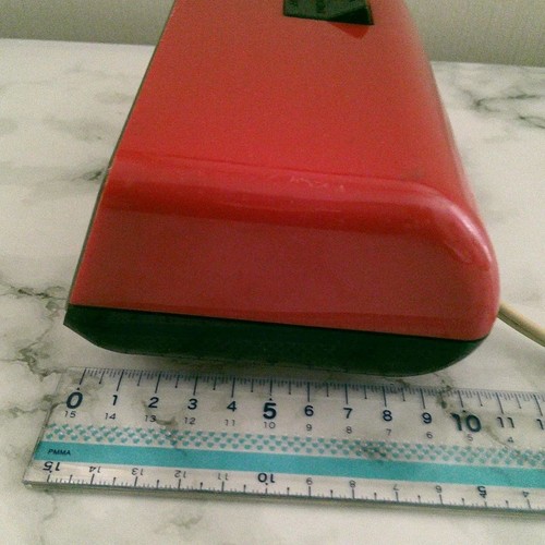 CITIZEN Flip Clock Highleaf Curtis Showa Retro Red Black 50/60Hz Tested - Picture 3 of 8