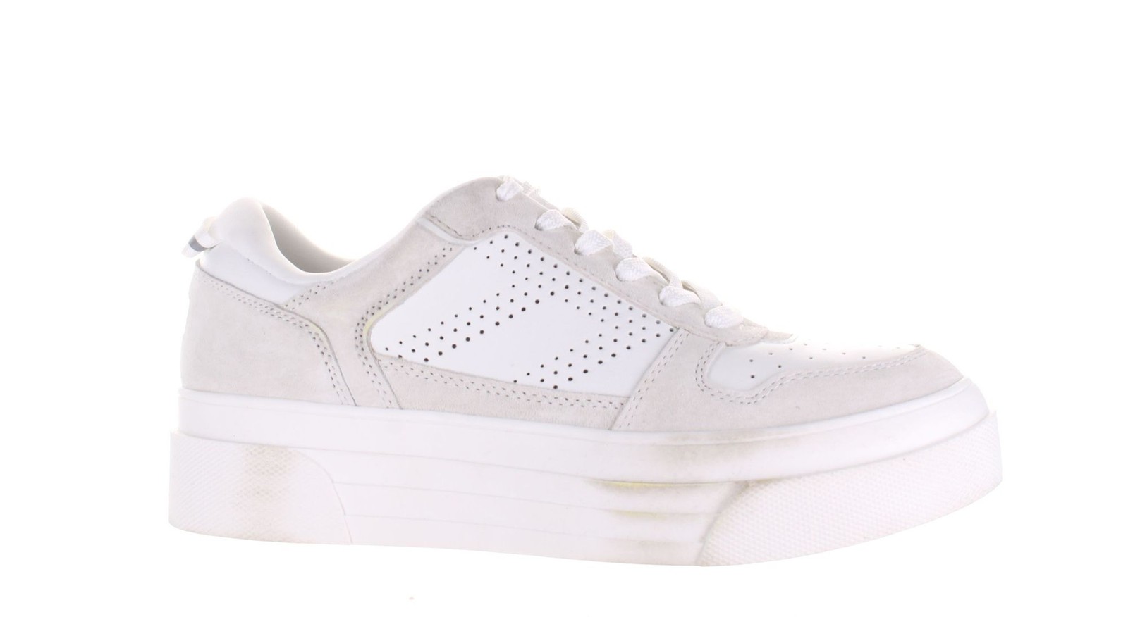 Le TIGRE Mens Midtownlo White Fashion Sneaker Size 8 (7696225)
