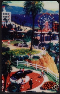 Chen - Santa Monica Panorama Puzzle Set of 3 (TeleCard World '95 LA) Phone Card