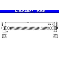 1X Bremsschlauch ATE 24.5246-0185.3 Passend FüR CitroËN Peugeot