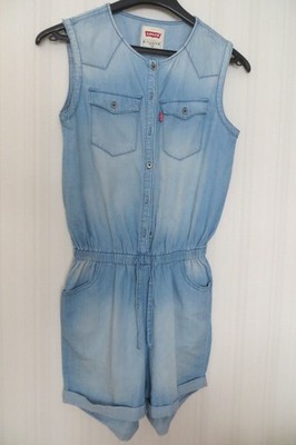 Levis - Sommerkleid - Hosenkleid - Jeans,Blau, Gr. S -
