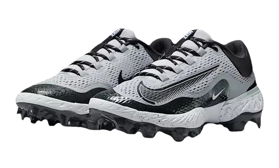 Bola de beisebol Nike Alpha Huarache Elite 4 Low MCS masculina tamanho 12 cinza fumaça FD6221-002 - Imagem 3 de 4