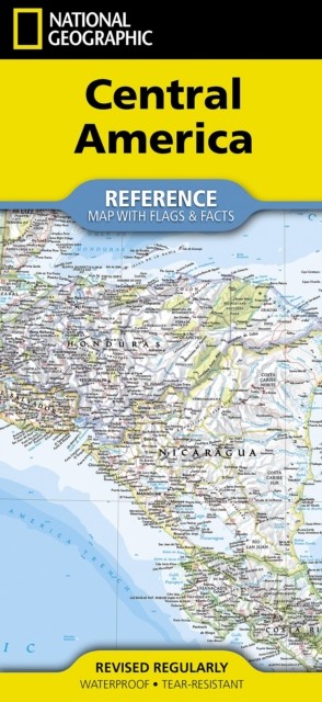 National Geographic Central America Map - folded with flags | Map | 2026 - Image 3