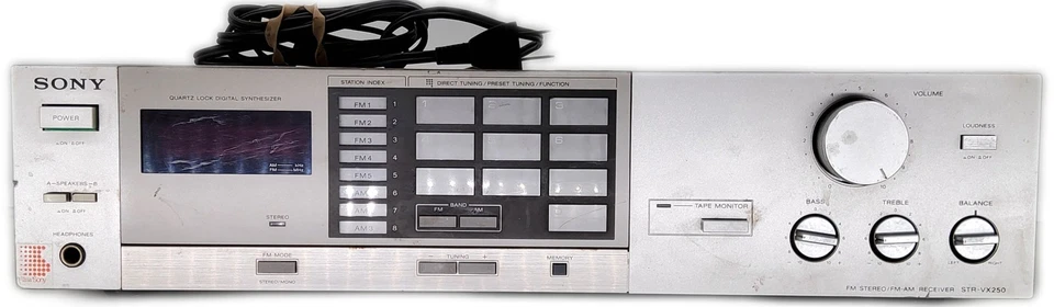 Sony STR-VX250 FM Stereo AM/FM Receiver 100W Silver - Image 2 of 4