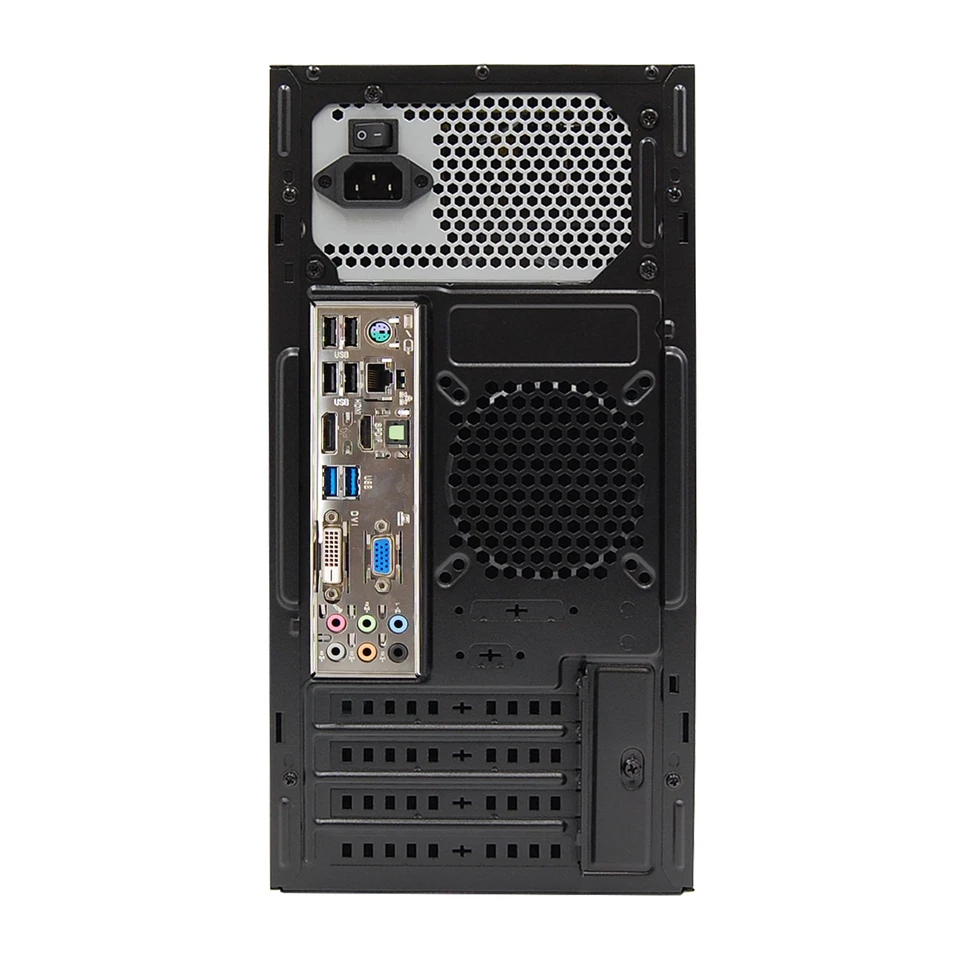 PC Computer Desktop Assemblato i7-4770 32Gb 1Tb Windows 11 Office 2021 Nero - Immagine 4 di 4