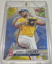 Topps 2025 Bowman's Best Garrett Crochet #3 /75 Boston Red Sox Serial Numbered