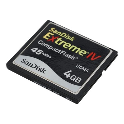 SanDisk San Disk Extreme IV 4  Compact Flash 4.0GB 4 GB Speichertkarte 