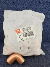 (QTY 25) Mueller WB01654 Copper 90-Degree Street Elbow 3/4" FTG x C / 7/8" x C