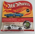 Vintage 1968 Hot Wheels Redline Police Cruiser on Card Blisterpack