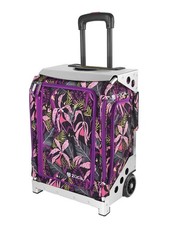 Zuca Navigator Carry-On Bag Built-In Seat Wild Orchid Silver Frame