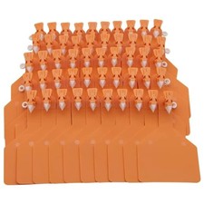 50Pcs Z Tags One-Piece Cattle Ear TPU Blank Livestock Animal...