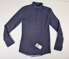 ETON Slim Fit Microprint Stretch Men  s Dress Shirt Size 15 -NWT