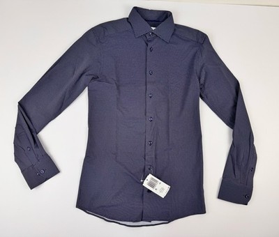 ETON Slim Fit Microprint Stretch Men s Dress Shirt Size 15 -NWT