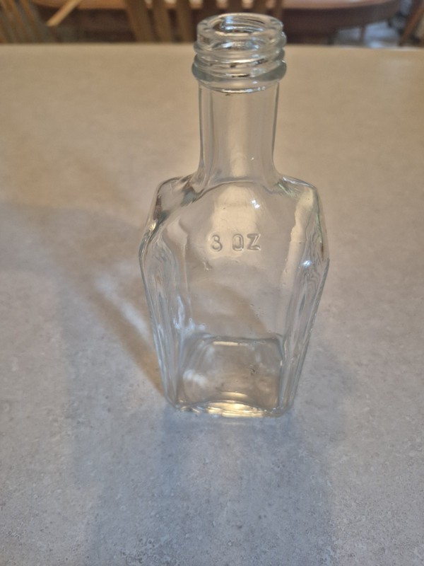 Vintage ZEMO Antiseptic Lotion Bottle Cleveland OH E.W. Rose Co. Clear Glass