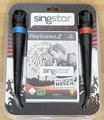  SingStar Die Toten Hosen PlayStation 2 PS2 Karaoke NEU Sealed Bundle Mikrofone