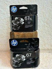 HP 67XL HP 67 High Yield Black Original Ink Cartridge, EXP 2028