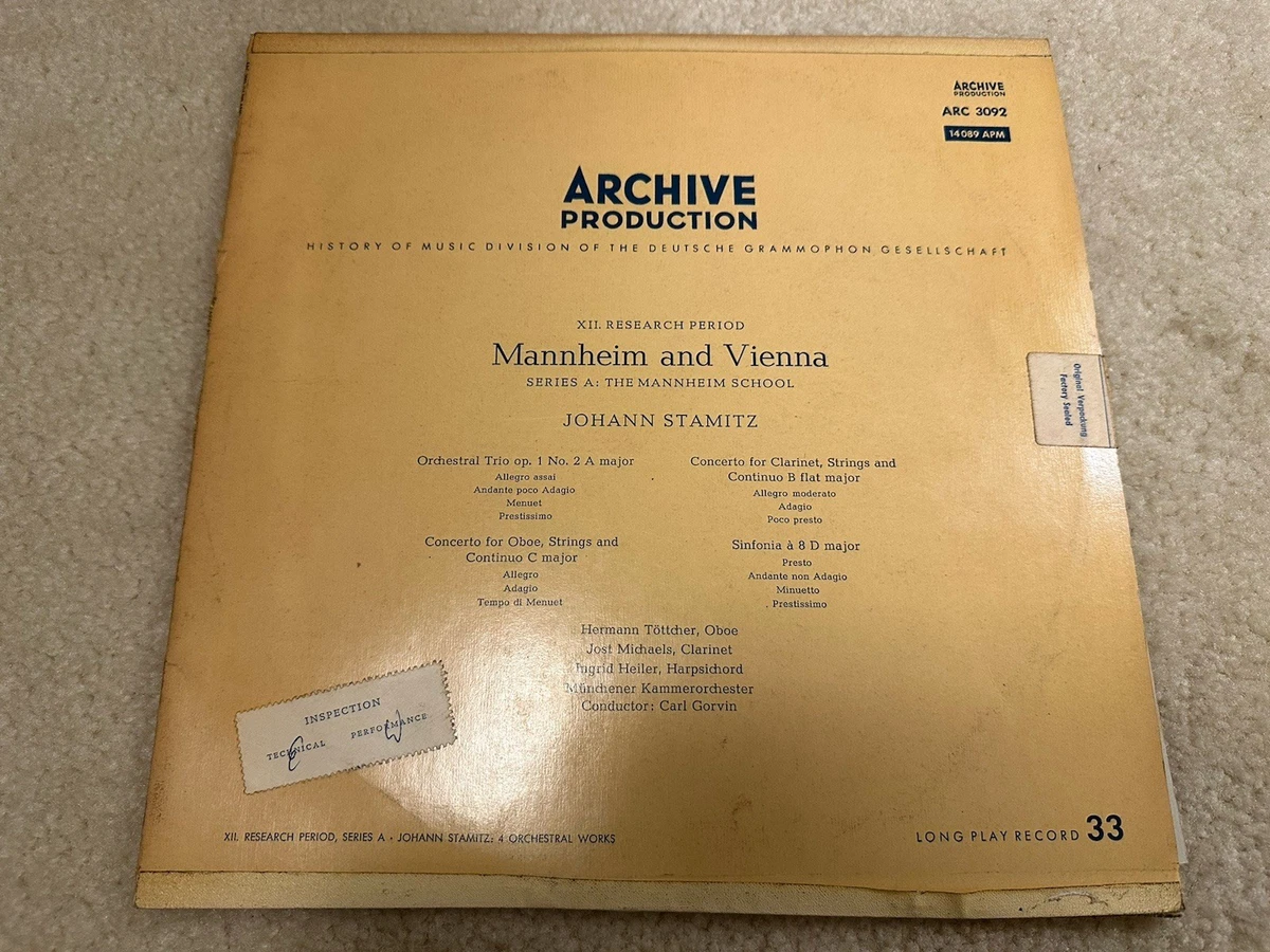 Las mejores ofertas en Archiv Produktion en discos de vinilo | eBay