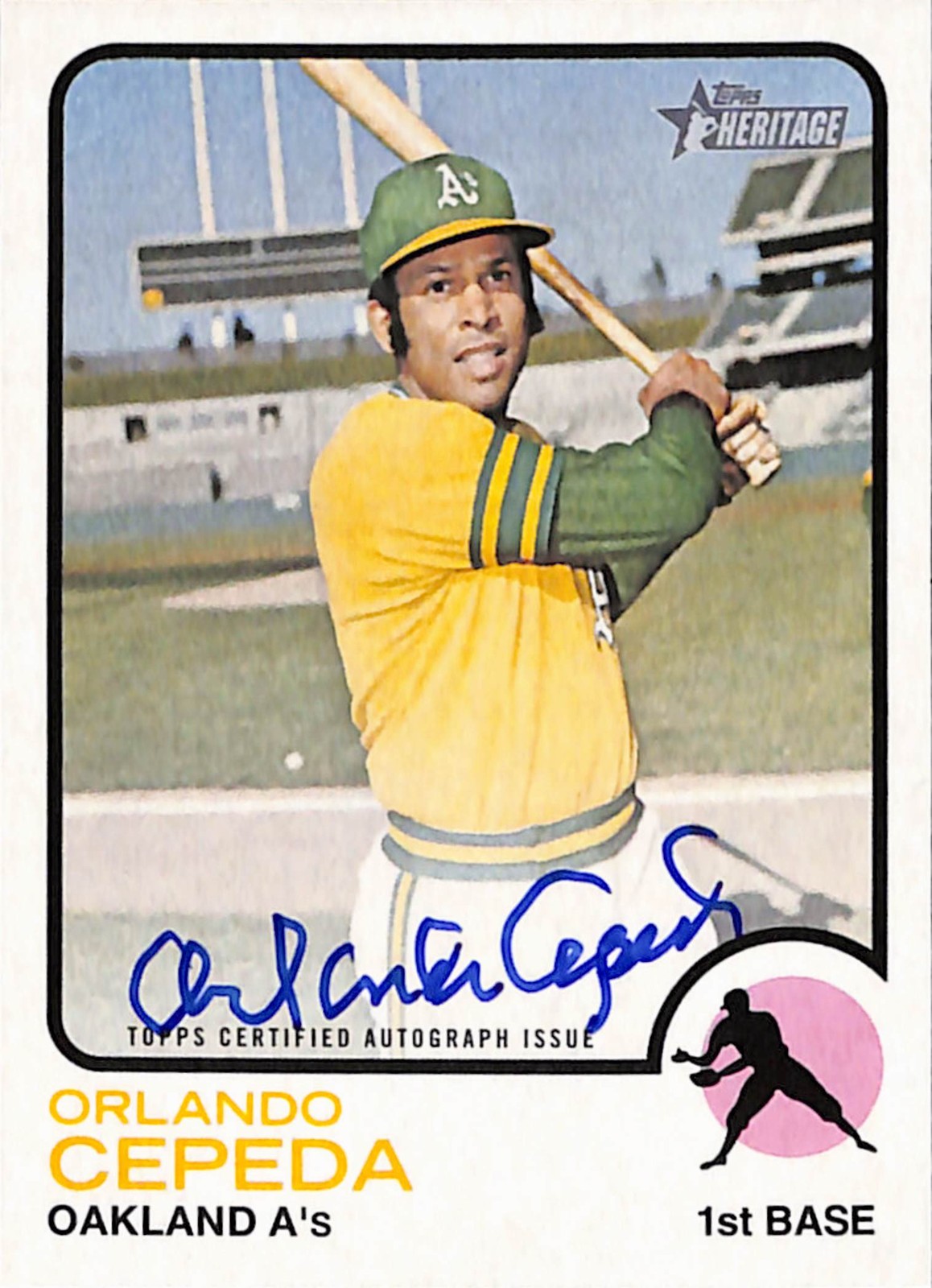 2022 Topps Heritage Real One Auto #ROAOC Orlando Cepeda