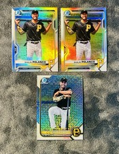 Shalin Polanco 2021 Bowman Draft (2) Silver Refractor 2022 Chrome Mojo Refractor