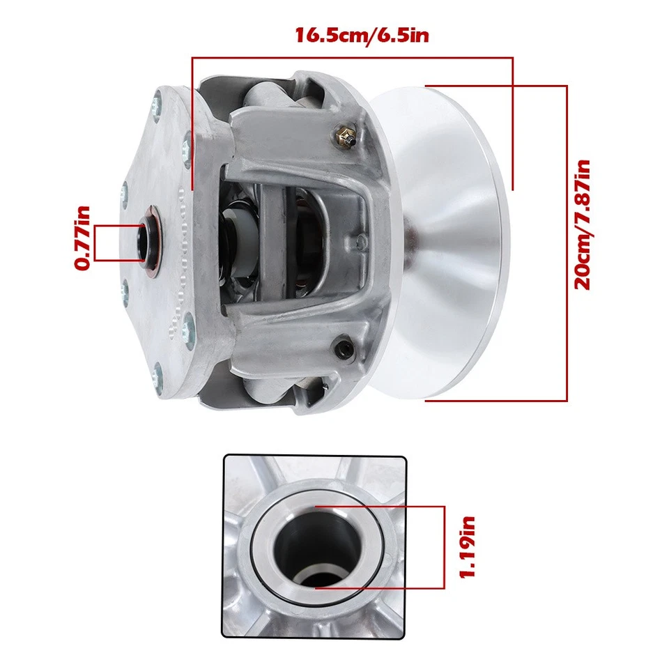 Embrague primario utilitario AUC14491 para John Deere Gator 4x4 XUV 825i 825E 825M 835M Foto 2 de 4