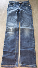JUSTICE GIRLS blue denim JEANS PANTS size 10 SLIM 23 in waist 26.5 inseam SUPER