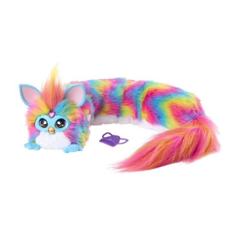 Furby DJ peluche interactive musicale, idée cadeau anniversaire enfant 6 ans