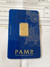 PAMP Fortuna 2.5 g Gram Gold Bar 4466.46 per troy oz