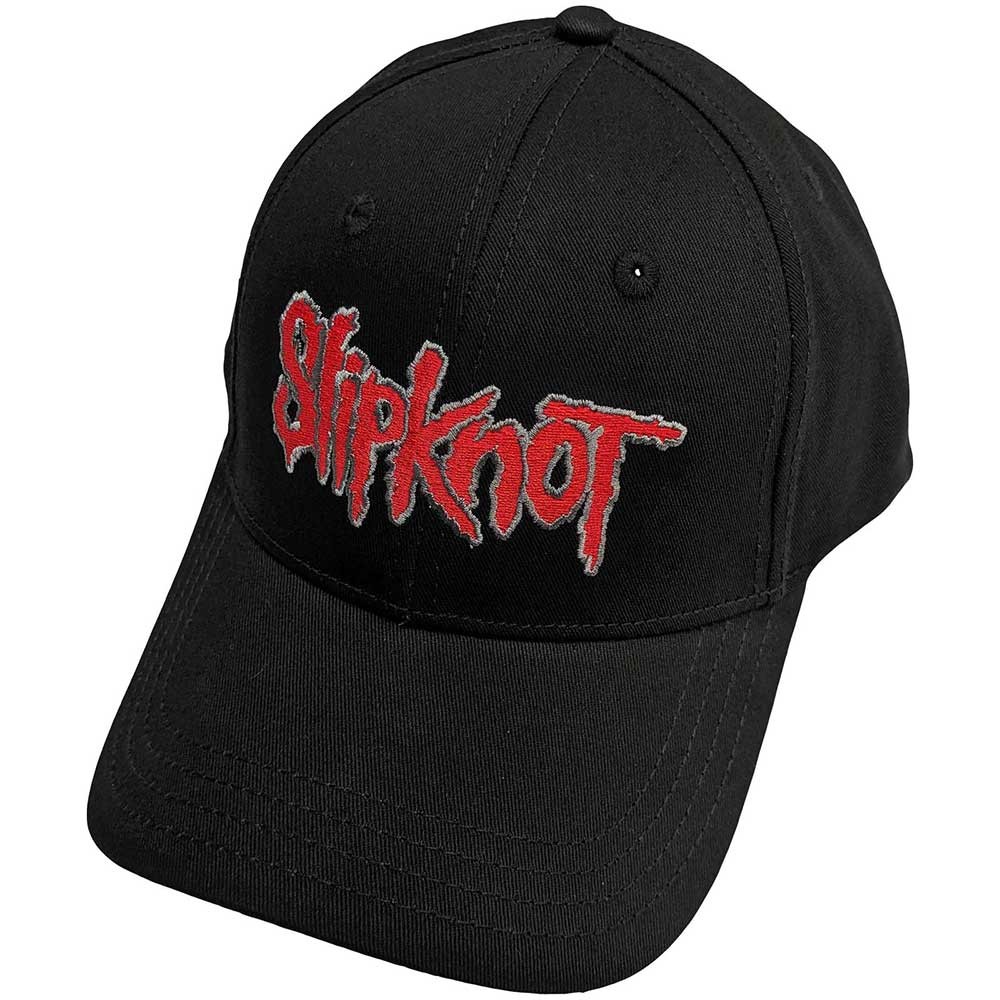 Slipknot 'Text Logo' (Black) Baseball Cap NEW OFFICIAL
