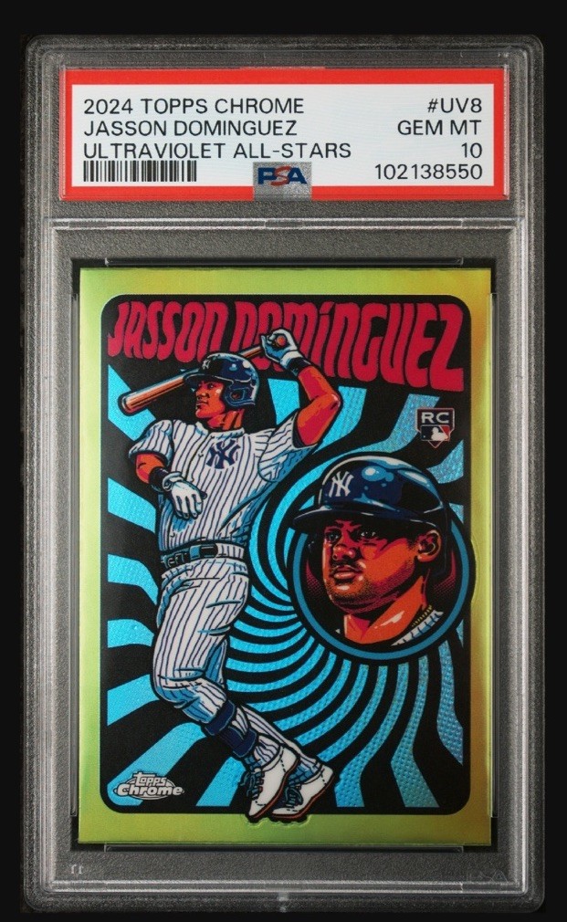 2024 Topps Chrome - Ultraviolet All-Stars Jasson Dominguez #UV-8 (RC) PSA10