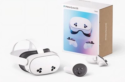 Meta Quest 3S 128GB All-In-One Virtual Reality Headset White Open Box