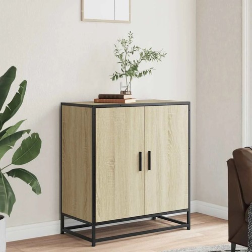 Modern Sideboard Side Cabinet With Doors Storage Cupboard Engineered Wood vidaXL - Picture 9 of 35