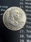 1958-D Franklin Silver Half Dollar