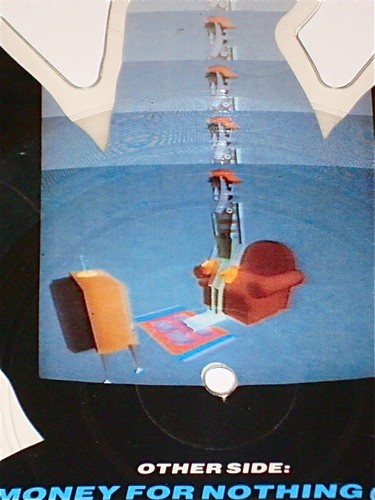 DIRE STRAITS SHAPED PICTURE DISC ~ IMPORT ~ 1985 - Picture 3 of 7