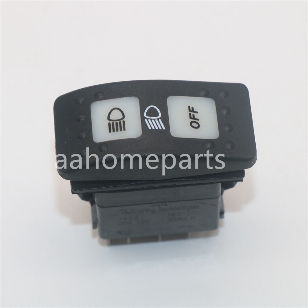 中古品　Switch OEM Rocker Switch 5105059 VED2 20A 12V for Carling
