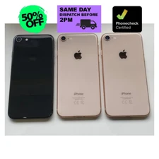 Apple iPhone 8 Unlocked 64GB/128GB - Gold, Silver, Space Gray - Excellent Cond.