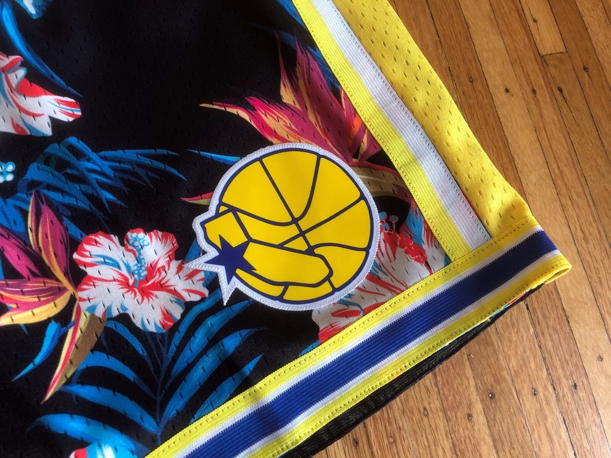 バスケットボール Mitchell &amp; Ness - WARRIORS  Mitchell&amp;Ness Mitchell & Ness Golden State Warriors “Aloha” Hawaiian