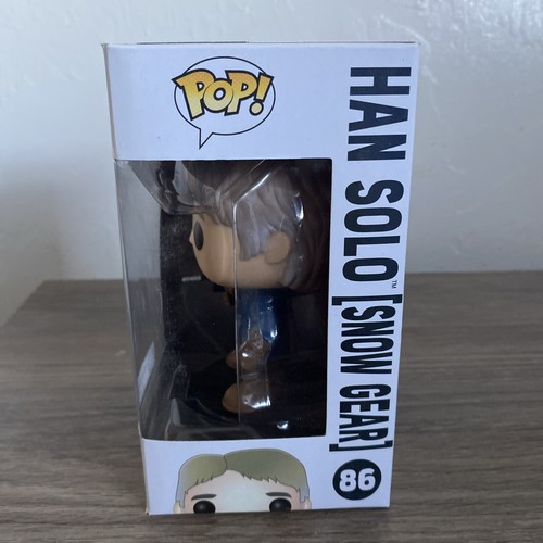Figura de vinilo exclusiva de Star Wars Han Solo (Snow Gear) Funko Pop caja de botín #86 - Imagen 4 de 6
