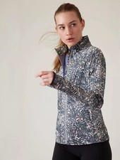 EUC Athleta Run With It Jacket, Kinetic Abstract Multi SIZE Large 531131