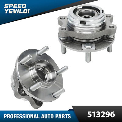 Set 2 Front Nissan Altima Maxima Pathfinder JX35 QX60 Wheel Bearings Hubs 513296