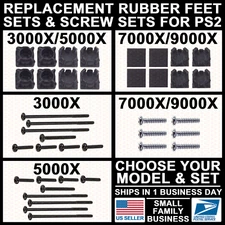 Rubber Feet/Screw Set for PlayStation 2 PS2 Hole Housing Console 3W/5W/7W/9W