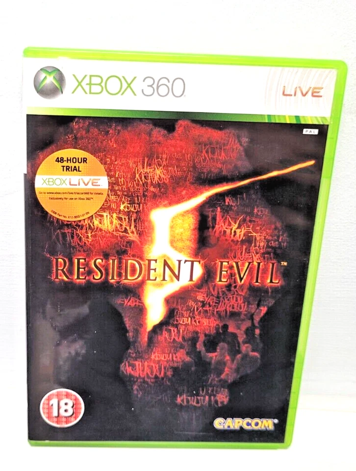Xbox 360 Resident Evil 5 PAL UK Survival Horror EXCELLENT Condition - Image 2 of 4