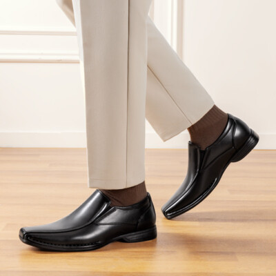 mens dark brown leather dress shoes Digel Brown Blake Stitch Leather Dress Shoes