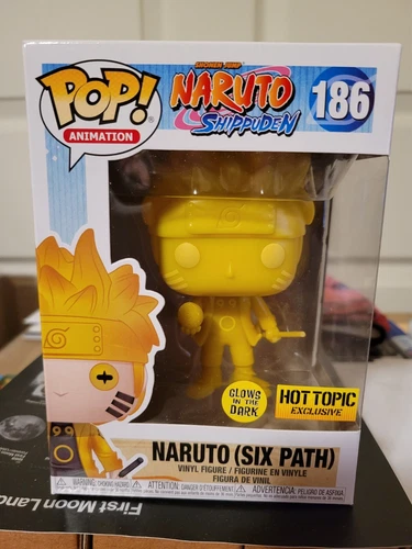 Funko Pop Animation #186 Naruto Six Path Naruto Shippuden GITD Hot Topic 