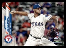 Jonathan Hernandez 2020 Topps RC #597 Texas Rangers ROOKIE *032B