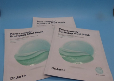 3 x Dr.Jart Pore-Remedy Purifying Mud Mask 0.45oz/13g each EXP 2026