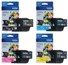 GENUINE Brother LC75 Ink Cartridge 4 Pack for MFC-430W MFC-J825DW MFC-J835W